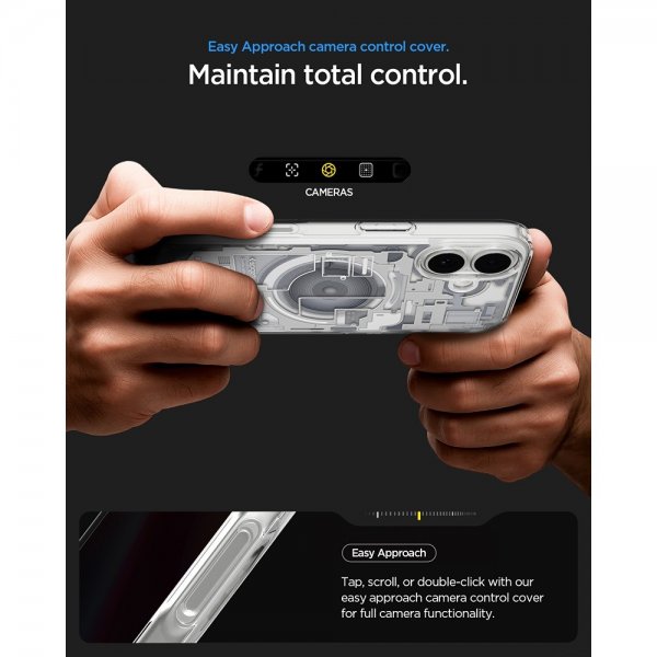 Spigen iPhone 17 Skal Ultra Hybrid Zero One MagFit Vit