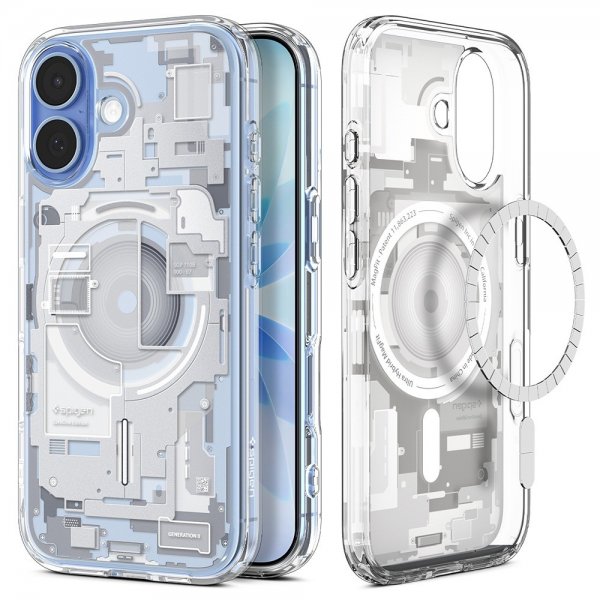 Spigen iPhone 17 Skal Ultra Hybrid Zero One MagFit Vit