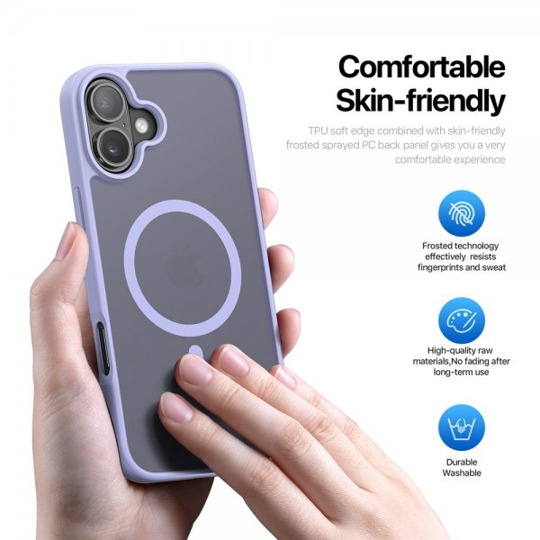 Dux Ducis iPhone 17 Skal Yind Series MagSafe Lila