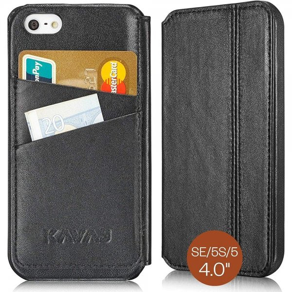 KAVAJ iPhone 5/5S/SE 2016 Fodral Dallas Svart