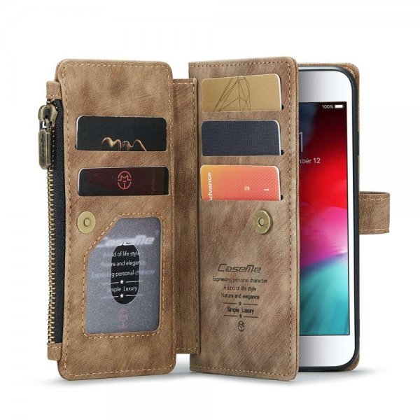 CaseMe iPhone 6/6S/7/8/SE Fodral C30 Series Brun