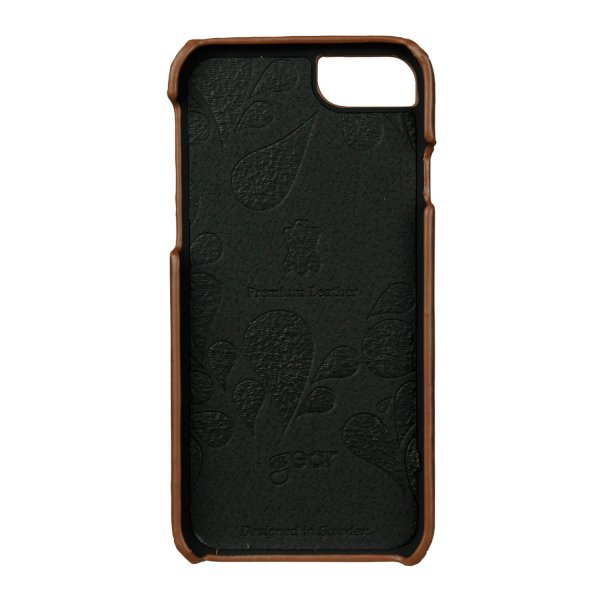 Onsala iPhone 6/6S/7/8/SE Skal Äkta Läder Brun