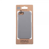 Onsala iPhone 6/6S/7/8/SE Skal Äkta Läder Grå