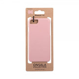 Onsala iPhone 6/6S/7/8/SE Skal Äkta Läder Roseguld