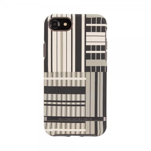 Richmond & Finch iPhone 6/6S/7/8/SE Skal Platinum Stripes