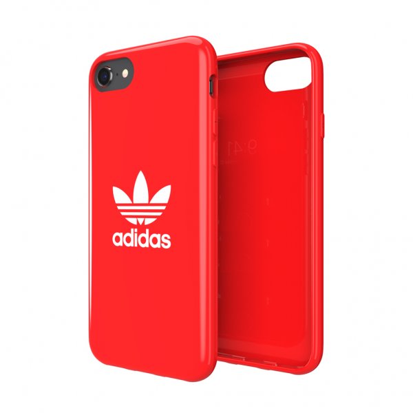 Adidas iPhone 6/6S/7/8/SE Skal Snap Case Trefoil Röd