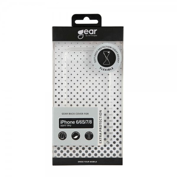 Gear iPhone 6/6S/7/8/SE Skal TPU Klar