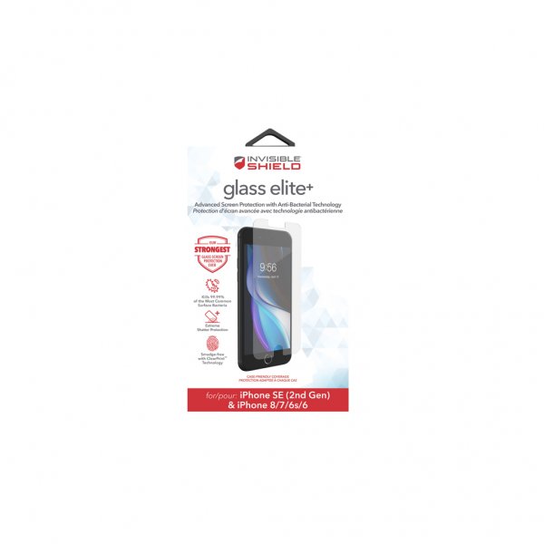 ZAGG InvisibleShield iPhone 6/6S/7/8/SE Skärmskydd Glass Elite+