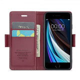 CaseMe iPhone 6/6S/7/8/SE Fodral 023 Series Röd