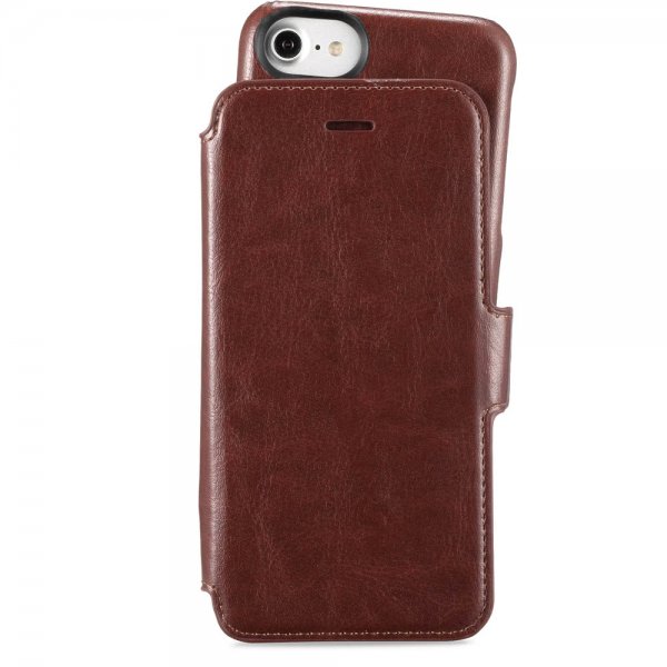 holdit iPhone 6/6S/7/8/SE Fodral Berlin Löstagbart Skal Dark Brown