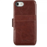 holdit iPhone 6/6S/7/8/SE Fodral Berlin Löstagbart Skal Dark Brown