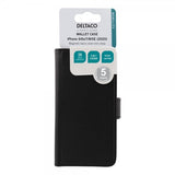 Deltaco iPhone 6/6S/7/8/SE Fodral Magnetiskt Avtagbart Skal Svart
