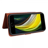 Betopnice iPhone 6/6S/7/8/SE Fodral med Löstagbart Skal 005 Brun