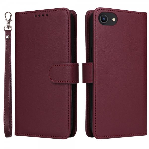 Betopnice iPhone 6/6S/7/8/SE Fodral med Löstagbart Skal 005 Röd