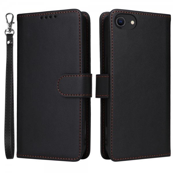 Betopnice iPhone 6/6S/7/8/SE Fodral med Löstagbart Skal 005 Svart