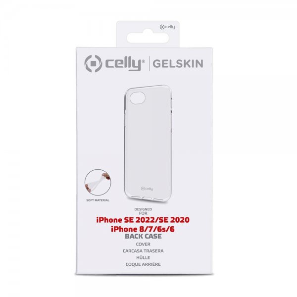 Celly iPhone 6/6S/7/8/SE Skal GELSKIN Transparent