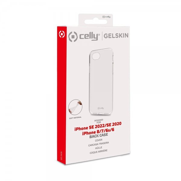 Celly iPhone 6/6S/7/8/SE Skal GELSKIN Transparent