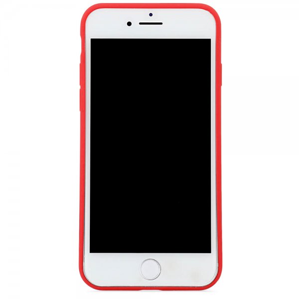 holdit iPhone 7/8/SE Skal Silikon Ruby Red