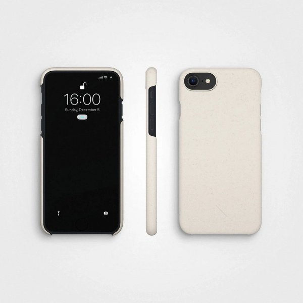 agood company iPhone 6/6S/7/8/SE Skal Växtbaserat Vanilla White