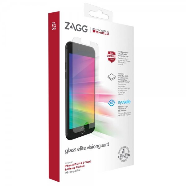 ZAGG InvisibleShield iPhone 6/6S/7/8/SE Skärmskydd Glass XTR