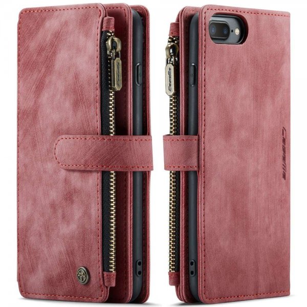 CaseMe iPhone 6/6S Plus/7 Plus/8 Plus Fodral C30 Series Röd
