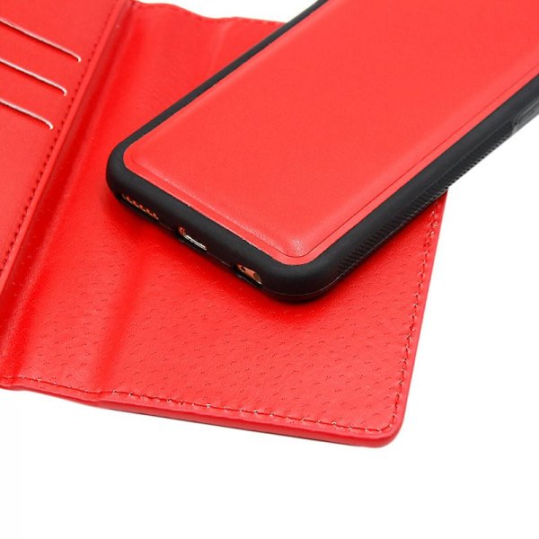 iPhone 6/6S Fodral Magnetiskt Avtagbart Skal Röd
