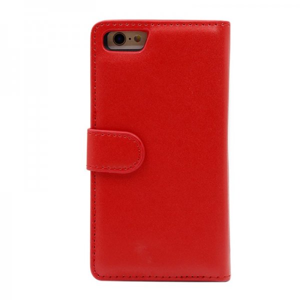 iPhone 6/6S Fodral Magnetiskt Avtagbart Skal Röd