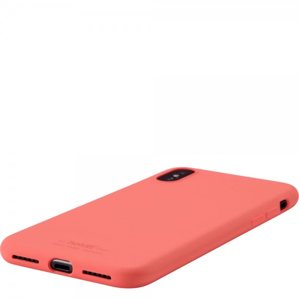 holdit iPhone X/Xs Skal Silikon Coral