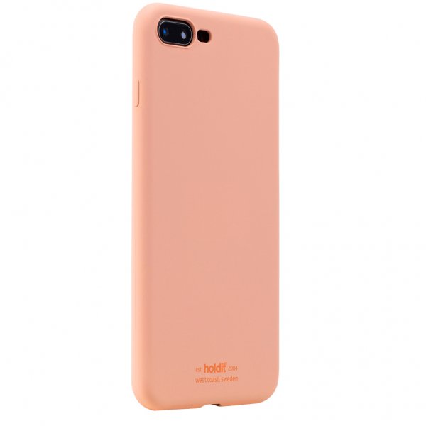 holdit iPhone 7 Plus/iPhone 8 Plus Skal Silikon Pink Peach