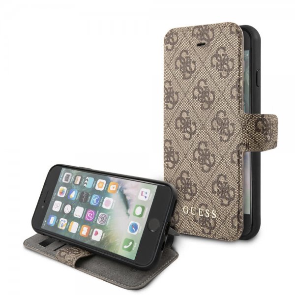 Guess iPhone 7/8/SE Fodral Monogram Brun