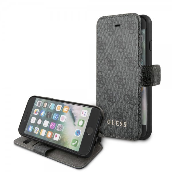 Guess iPhone 7/8/SE Fodral Monogram Grå