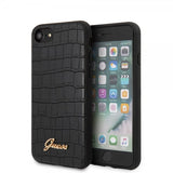 Guess iPhone 7/8/SE Skal Croco Svart