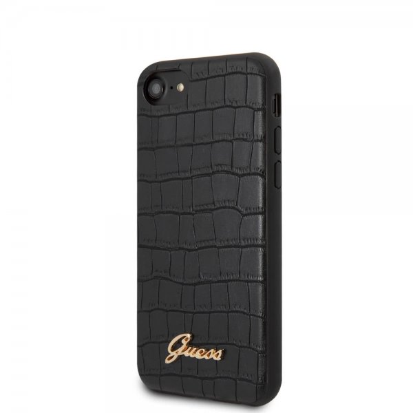 Guess iPhone 7/8/SE Skal Croco Svart