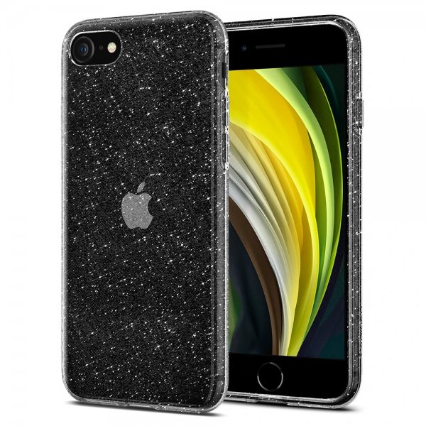 Spigen iPhone 7/8/SE Skal Liquid Crystal Glitter Crystal Quartz