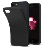 Spigen iPhone 7/8/SE Skal Liquid Crystal Matte Black