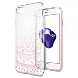 Spigen iPhone 7/8/SE Skal Liquid Crystal Shine Pink