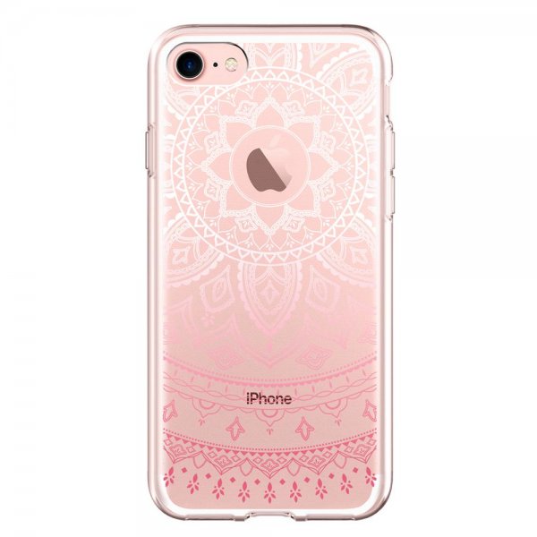 Spigen iPhone 7/8/SE Skal Liquid Crystal Shine Pink