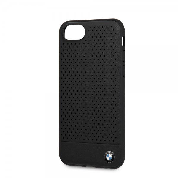 BMW iPhone 7/8/SE Skal Logo Perforerad Svart