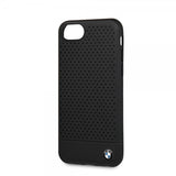 BMW iPhone 7/8/SE Skal Logo Perforerad Svart