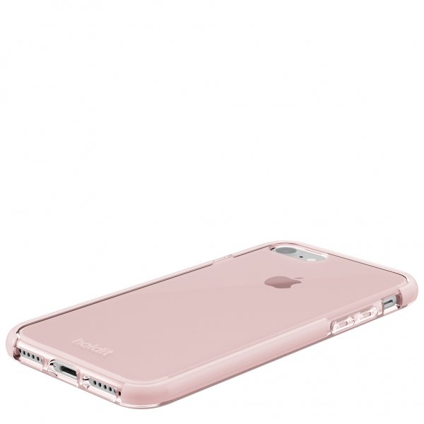 holdit iPhone 7/8/SE Skal Seethru Blush Pink