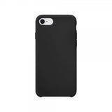 Xqisit iPhone 7/8/SE Skal Silicone Case Svart