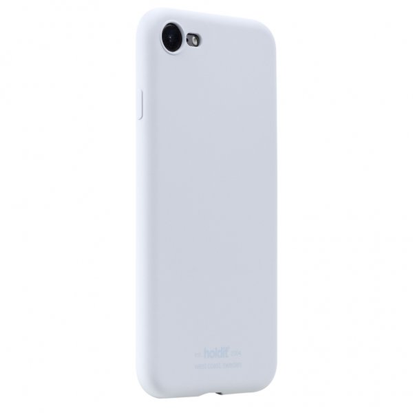 holdit iPhone 7/8/SE Skal Silikon Mineral Blue