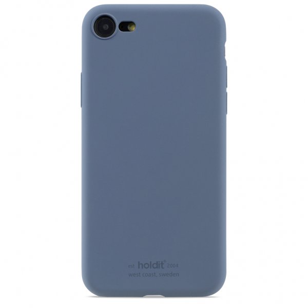 holdit iPhone 7/8/SE Skal Silikon Pacific Blue