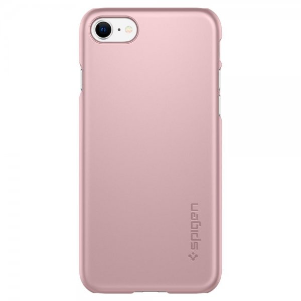 Spigen iPhone 7/8/SE Skal Thin Fit Roseguld