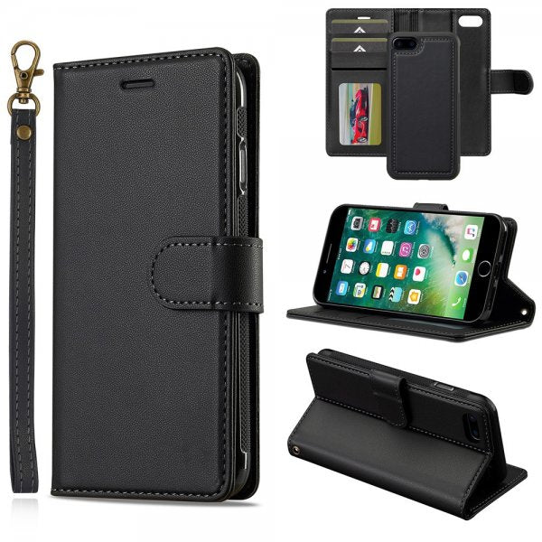 Nordic Covers iPhone 7/8/SE Fodral med avtagbart MagSafe-skal Raven Black
