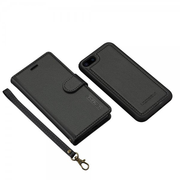 Lc.Imeeke iPhone 7/8/SE Fodral med Löstagbart Skal L2 Series MagSafe Svart