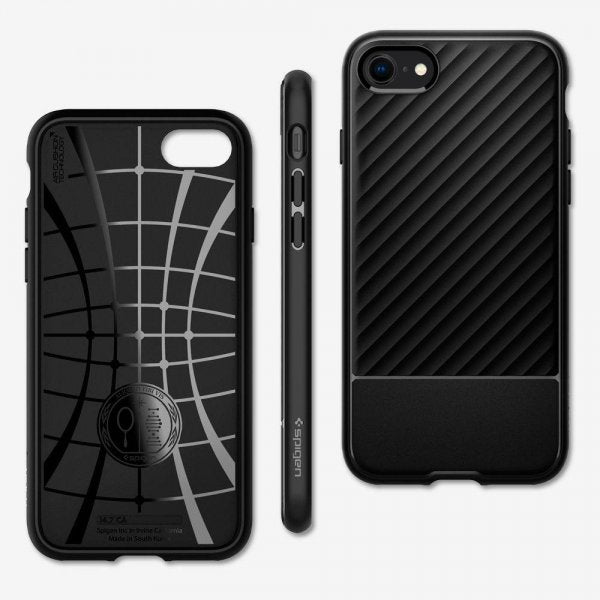 Spigen iPhone 7/8/SE Skal Core Armor Matte Black