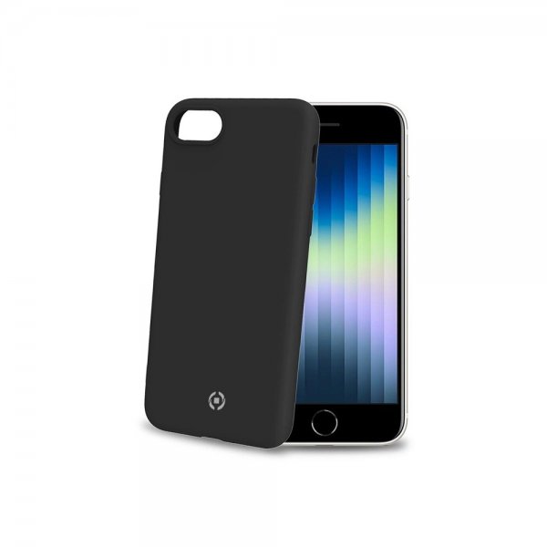 Celly iPhone 7/8/SE Skal CROMO Svart