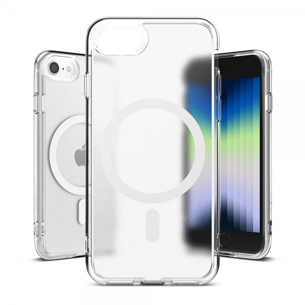Ringke iPhone 7/8/SE Skal Fusion Magnetic MagSafe Matte Clear