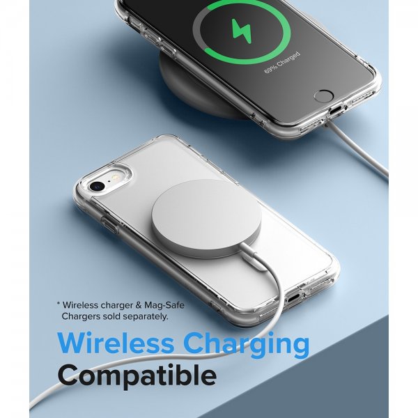 Ringke iPhone 7/8/SE Skal Fusion Magnetic MagSafe Matte Clear